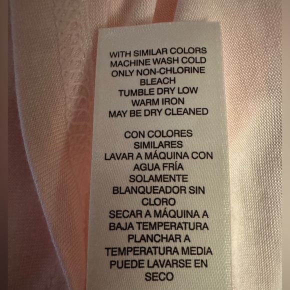 White House Black Market Pink Long Sleeve Relaxed Blouse - Picture 6 of 6